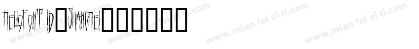 HelloFont ID-ShangHei字体转换